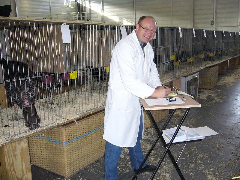 Muenster 2008 002.jpg - Die Preisrichter geben sich mühe um die Tiere richtig zu benoten